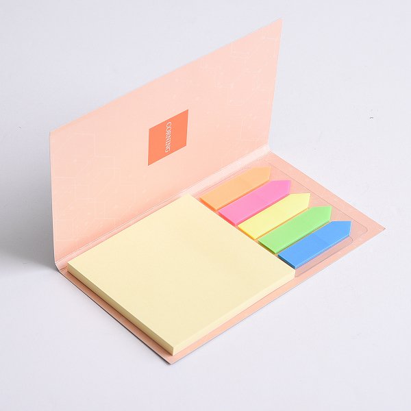 二合一五色標便利貼