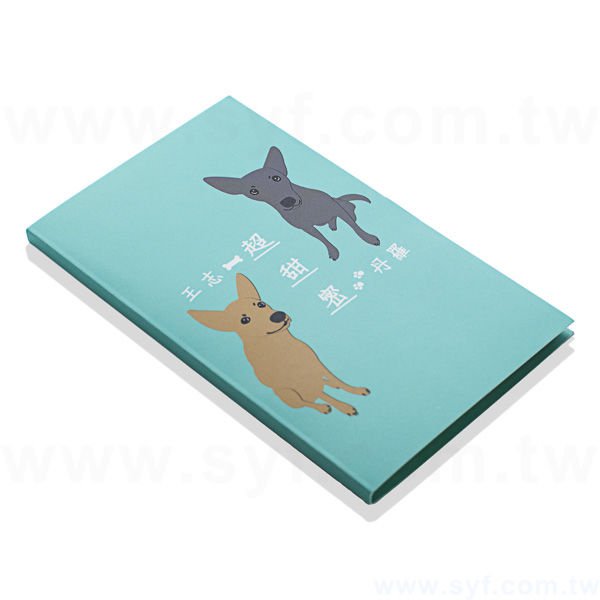 直式封卡便利貼-二合一N次貼可印刷-封面雙面彩色雙面上霧膜