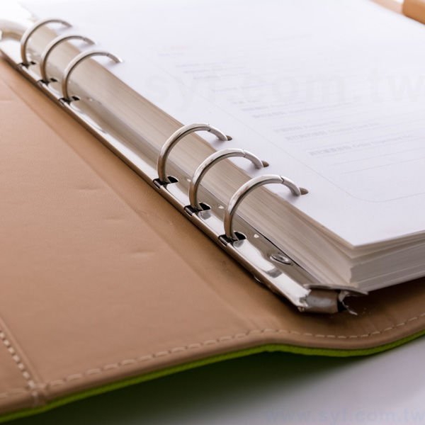 簡約典雅工商日誌-金屬磁扣式活頁萬用手冊-可訂製內頁及客製化加印LOGO