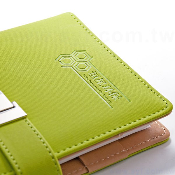 簡約典雅工商日誌-金屬磁扣式活頁萬用手冊-可訂製內頁及客製化加印LOGO