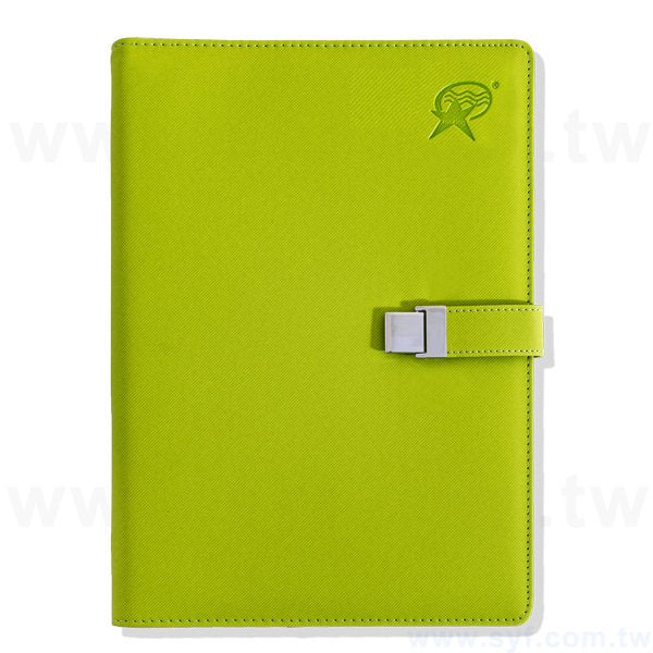 簡約典雅工商日誌-金屬磁扣式活頁萬用手冊-可訂製內頁及客製化加印LOGO