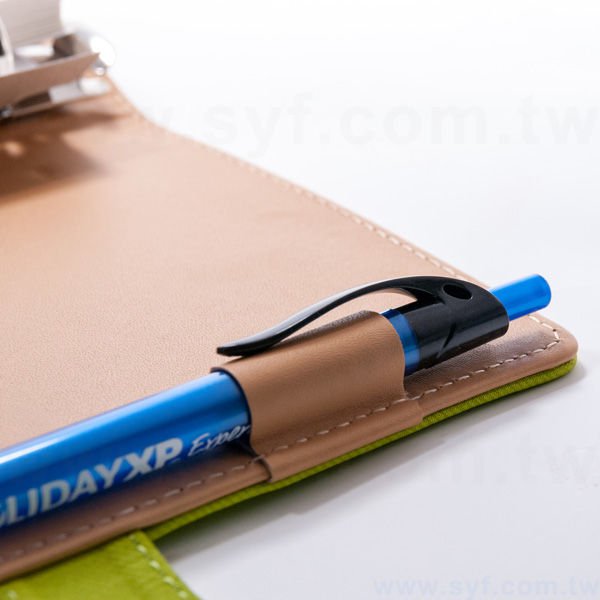 簡約典雅工商日誌-金屬磁扣式活頁萬用手冊-可訂製內頁及客製化加印LOGO