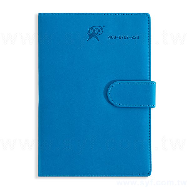 優雅簡約工商日誌-磁扣式活頁筆記本-可訂製內頁及客製化加印LOGO