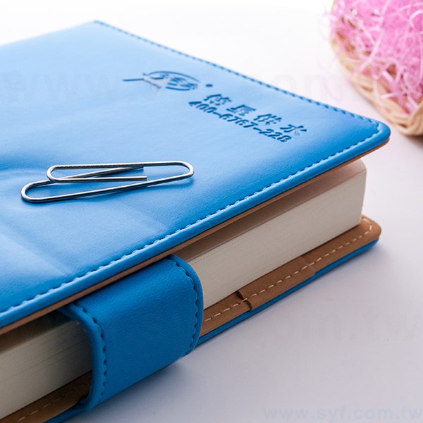 優雅簡約工商日誌-磁扣式活頁筆記本-可訂製內頁及客製化加印LOGO