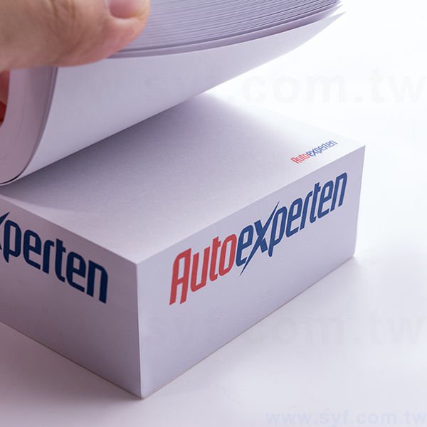 紙磚-方形創意便條紙-五面彩色印刷-禮贈品客製造型便條紙