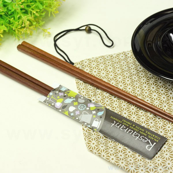 模造紙環保筷套製作-彩色印刷-客製化餐廳筷套印刷