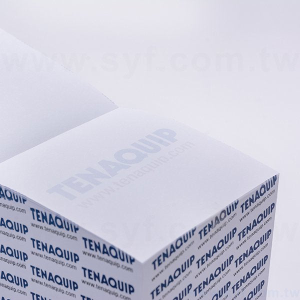 造型紙磚-方形創意便條紙-五面雙色印刷-禮贈品客製便條紙-加棧板