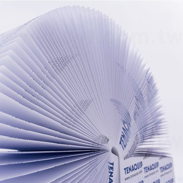 造型紙磚-方形創意便條紙-五面雙色印刷-禮贈品客製便條紙-加棧板