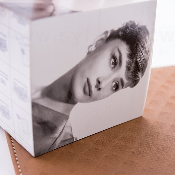 紙磚-方形創意便條紙-四面彩色印刷-禮贈品客製便條紙