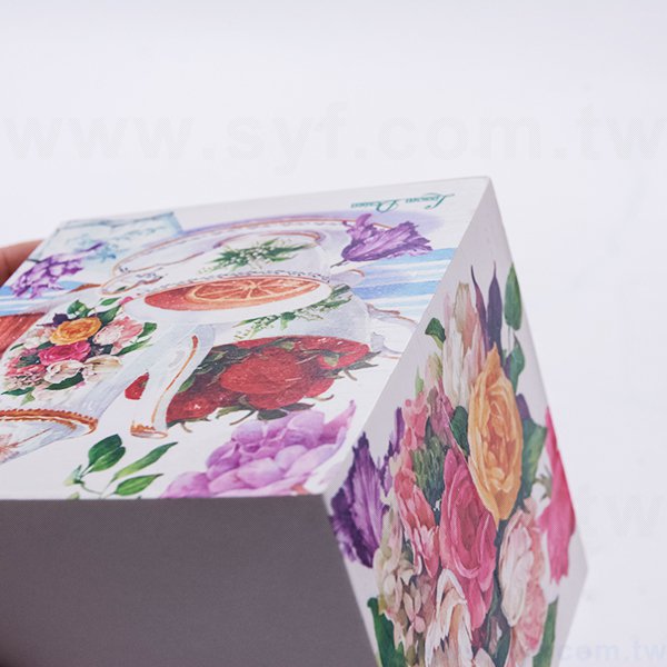 紙磚-方形創意便條紙-四面彩色印刷-禮贈品客製便條紙