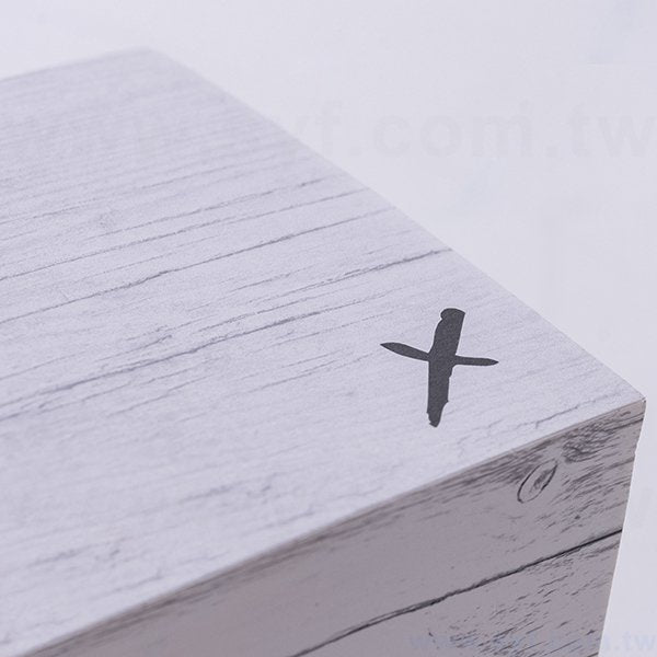 紙磚-方形創意便條紙-四面單色印刷加封面-禮贈品客製造型便條紙