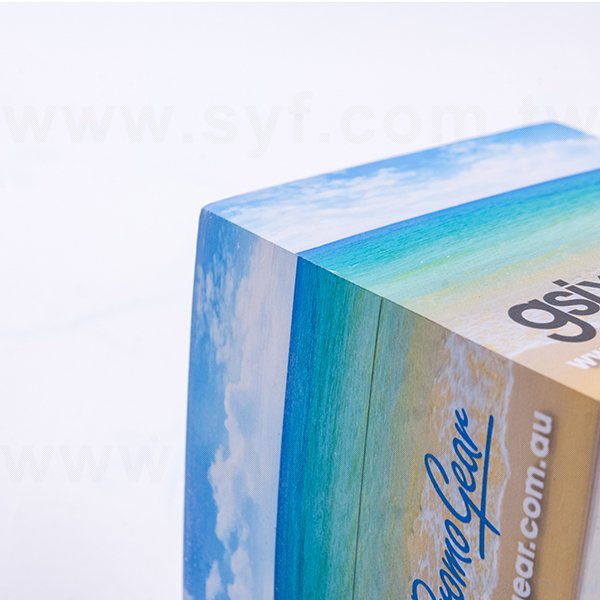 紙磚-方形創意便利貼-四面彩色印刷-禮贈品客製造型便利貼