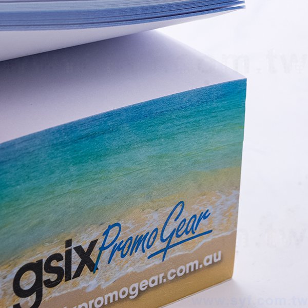 紙磚-方形創意便利貼-四面彩色印刷-禮贈品客製造型便利貼