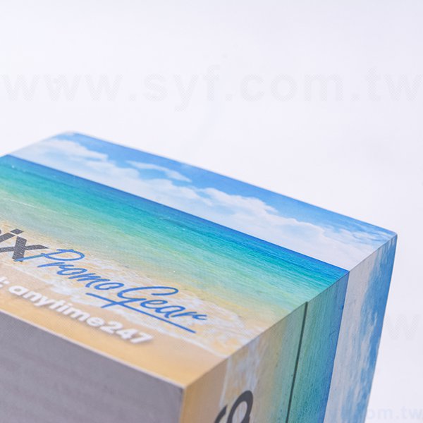 紙磚-方形創意便利貼-四面彩色印刷-禮贈品客製造型便利貼