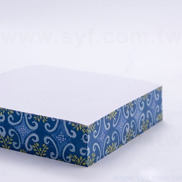 紙磚-方形創意便條紙-四面彩色印刷-禮贈品客製便條紙