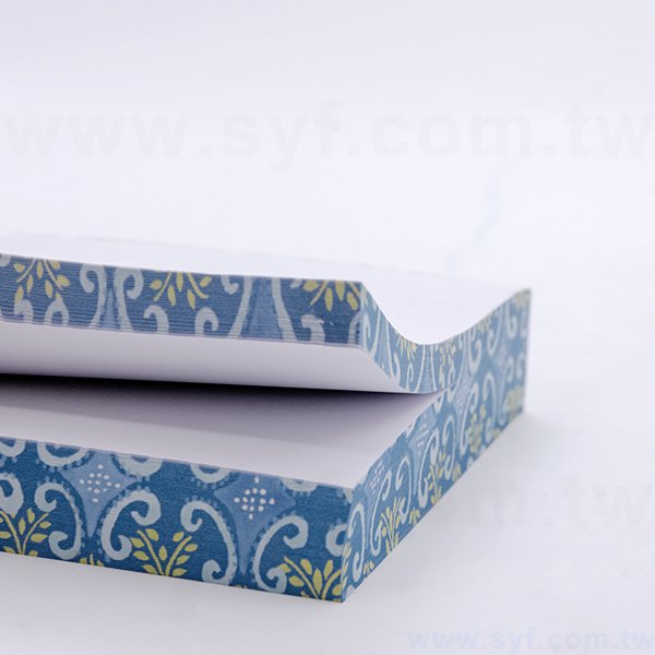 紙磚-方形創意便條紙-四面彩色印刷-禮贈品客製便條紙