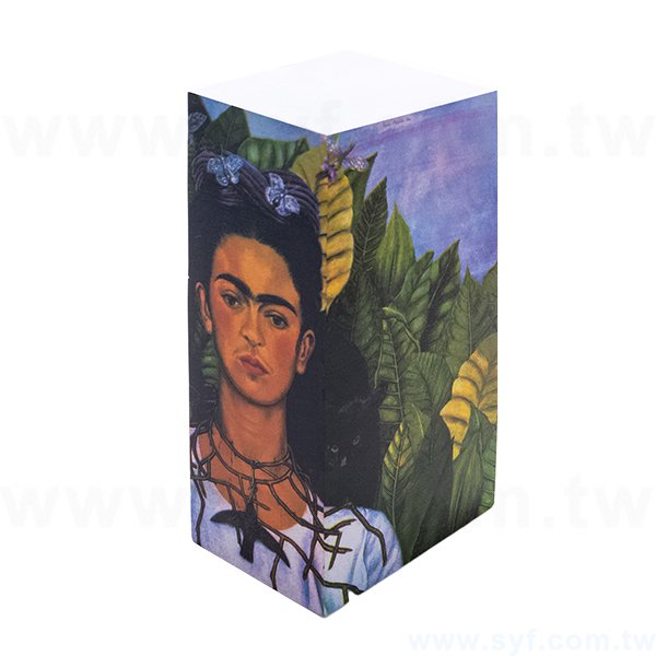 紙磚-方形創意便條紙-五面單色印刷-禮贈品客製造型便條紙