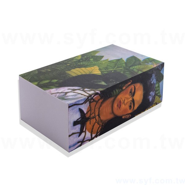 紙磚-方形創意便條紙-五面單色印刷-禮贈品客製造型便條紙