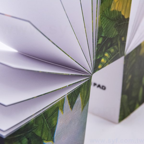 紙磚-方形創意便條紙-五面單色印刷-禮贈品客製造型便條紙