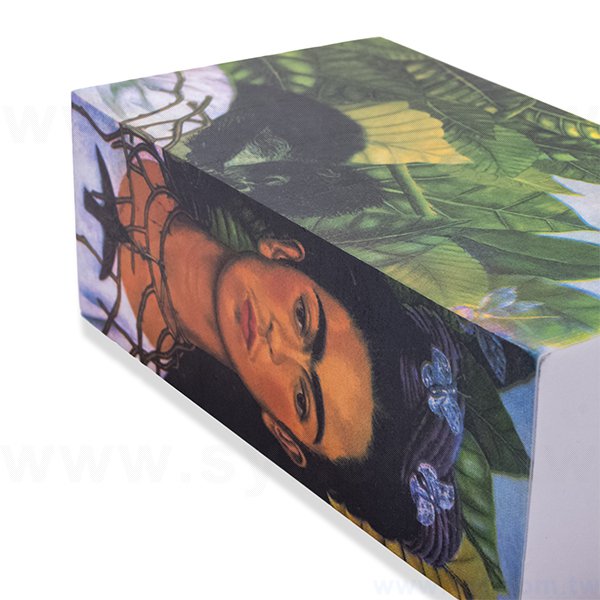 紙磚-方形創意便條紙-五面單色印刷-禮贈品客製造型便條紙