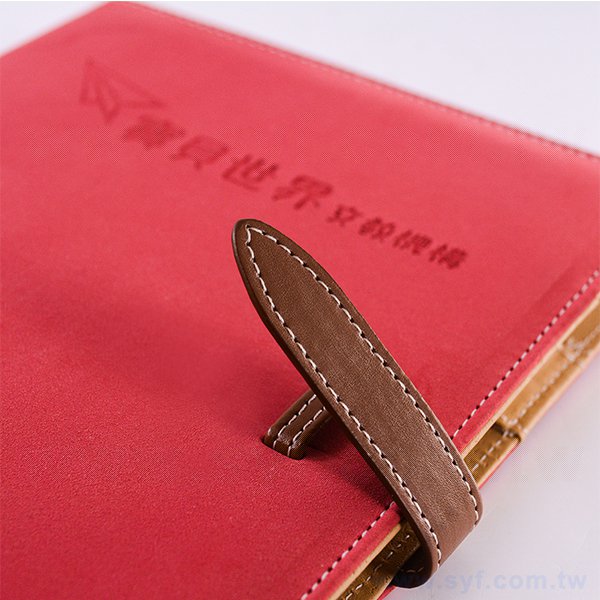 清新簡約工商日誌-插扣式活頁筆記本-可訂製內頁及客製化加印LOGO