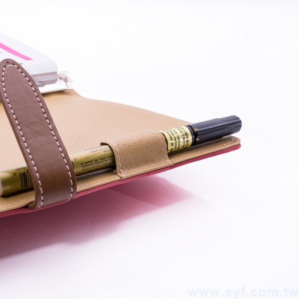 清新簡約工商日誌-插扣式活頁筆記本-可訂製內頁及客製化加印LOGO