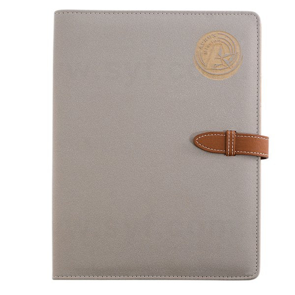 清新簡約工商日誌-插扣式活頁筆記本-可訂製內頁及客製化加印LOGO