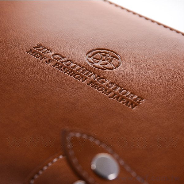 簡約高雅工商日誌-壓扣式活頁筆記本-可訂製內頁及客製化加印LOGO