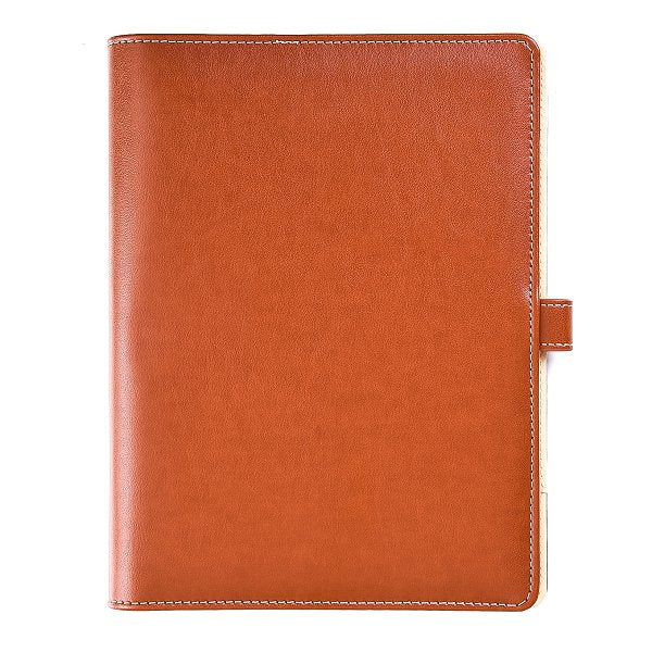 簡約高雅工商日誌-壓扣式活頁筆記本-可訂製內頁及客製化加印LOGO