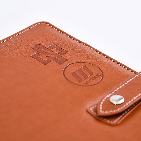 簡約高雅工商日誌-壓扣式活頁筆記本-可訂製內頁及客製化加印LOGO