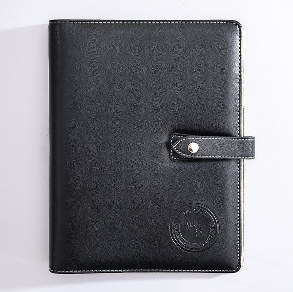 簡約高雅工商日誌-壓扣式活頁筆記本-可訂製內頁及客製化加印LOGO