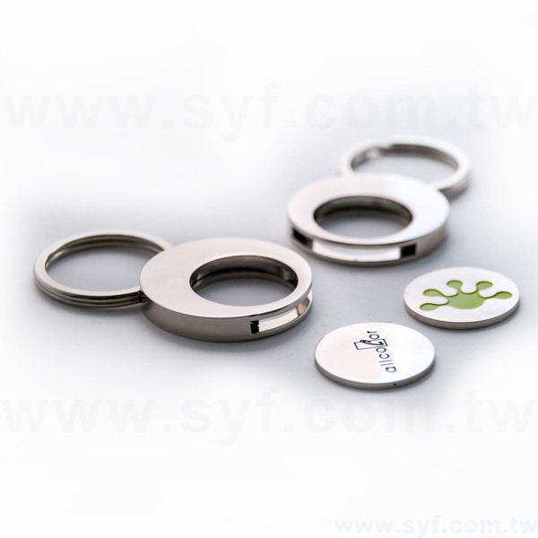 造型鑰匙圈-金屬可換代幣創意鑰匙圈禮贈品-金屬鑰匙圈訂做-客製化鑰匙圈