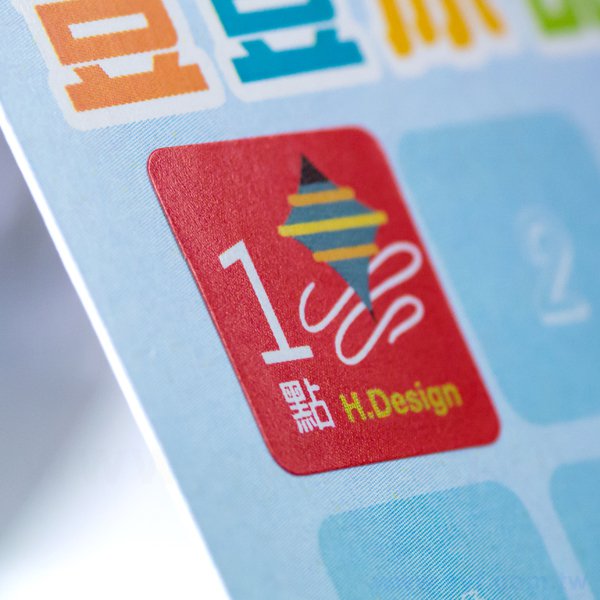 集點貼紙20X20mm集點貼紙製作-彩色印刷-客製集點貼紙印刷