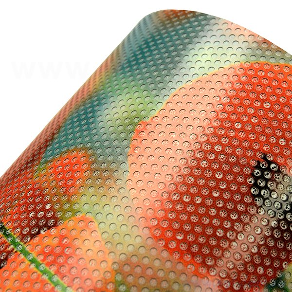 乳膠透視貼洞洞貼製作-彩色印刷-適用建築外觀玻璃、車窗