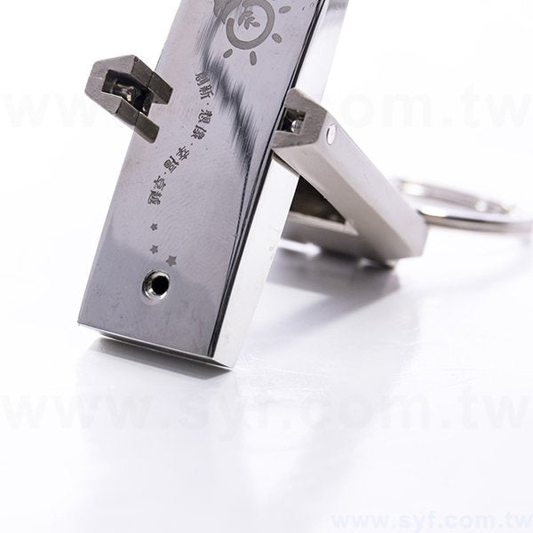 隨身碟-環保禮贈品-旋轉金屬USB鑰匙圈隨身碟-客製隨身碟容量-採購推薦股東會贈品