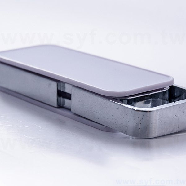 隨身碟-商務禮贈品-推拉式金屬USB隨身碟-客製隨身碟容量-工廠客製化印刷推薦禮品