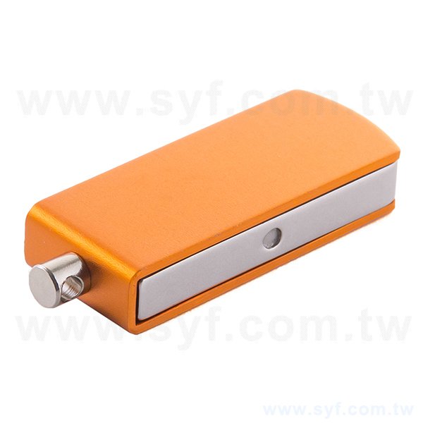 隨身碟-商務禮贈品-藍色交叉旋轉金屬USB隨身碟-客製隨身碟容量-採購推薦股東會贈品