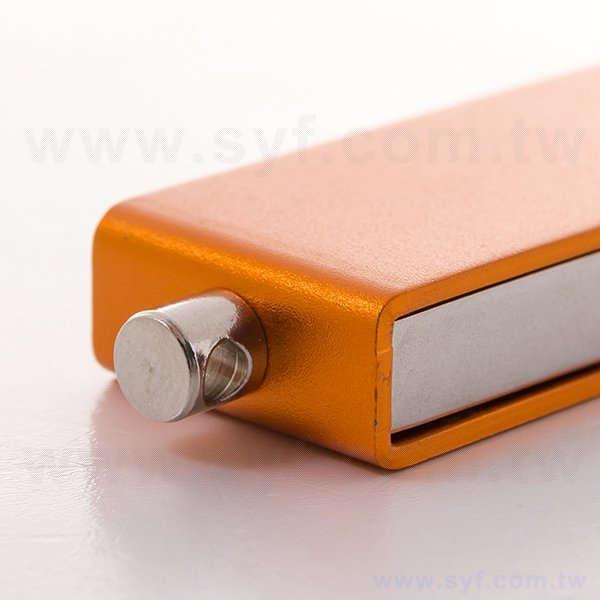 隨身碟-商務禮贈品-藍色交叉旋轉金屬USB隨身碟-客製隨身碟容量-採購推薦股東會贈品