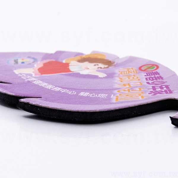 葉子造型厚磁鐵70mm-學校文宣活動推廣軟磁鐵製作-廣告磁鐵印刷