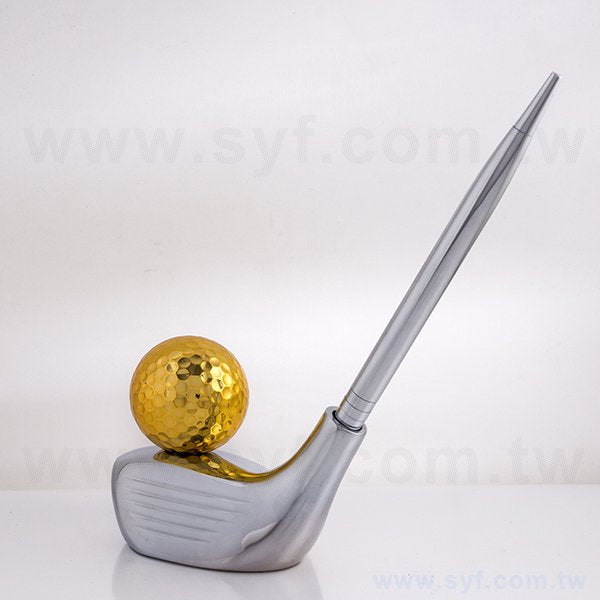 高爾夫球組廣告金屬筆-鋼筆推薦股東會禮品筆-企業禮贈品筆