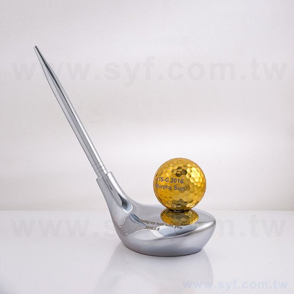 高爾夫球組廣告金屬筆-鋼筆推薦股東會禮品筆-企業禮贈品筆