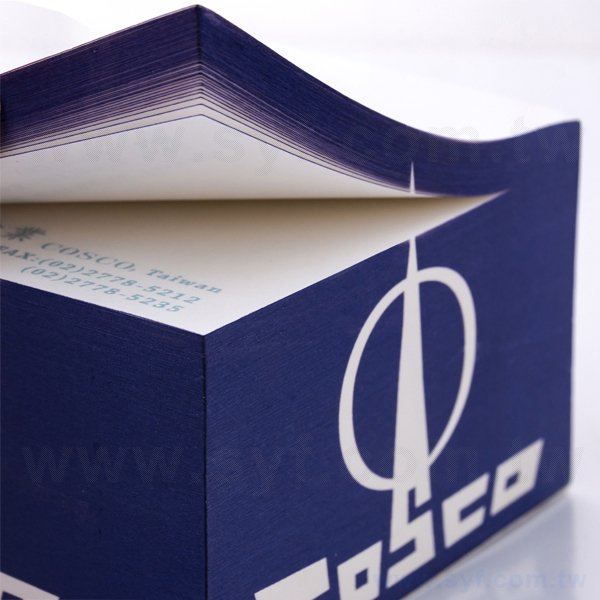 紙磚-方形創意便條紙-五面單色印刷-禮贈品客製便條紙