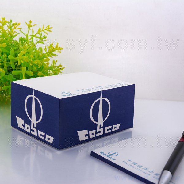 紙磚-方形創意便條紙-五面單色印刷-禮贈品客製便條紙