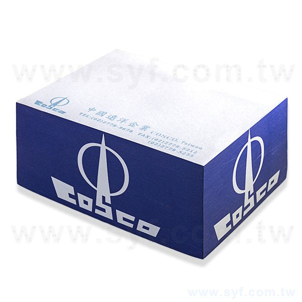 紙磚-方形創意便條紙-五面單色印刷-禮贈品客製便條紙