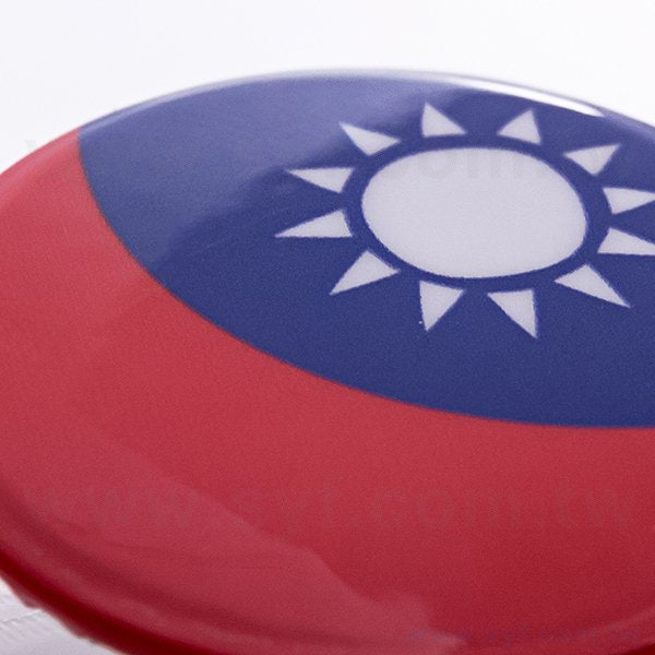 別針胸章-32mm圓形亮膜胸章製作-學校企業禮贈品客製化胸章設計