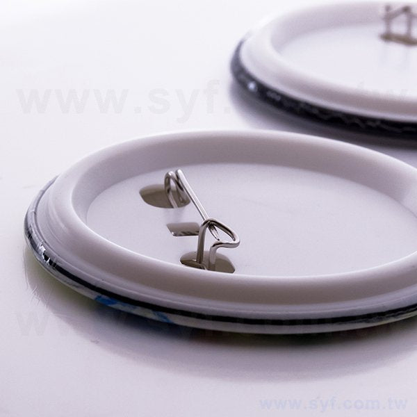 別針胸章-58mm圓形-亮膜-客製化徽章