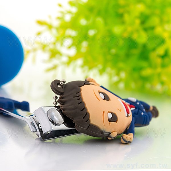 多功能鑰匙圈-指甲刀禮贈品-六色以下硅膠批發紀念品-矽膠娃娃推薦鑰匙圈訂做