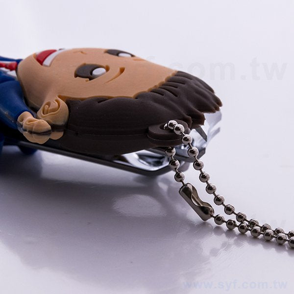 多功能鑰匙圈-指甲刀禮贈品-六色以下硅膠批發紀念品-矽膠娃娃推薦鑰匙圈訂做