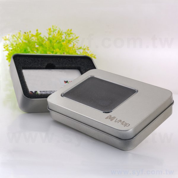 開窗迷你扁方盒-馬口鐵禮物盒-客製化禮贈品包裝盒