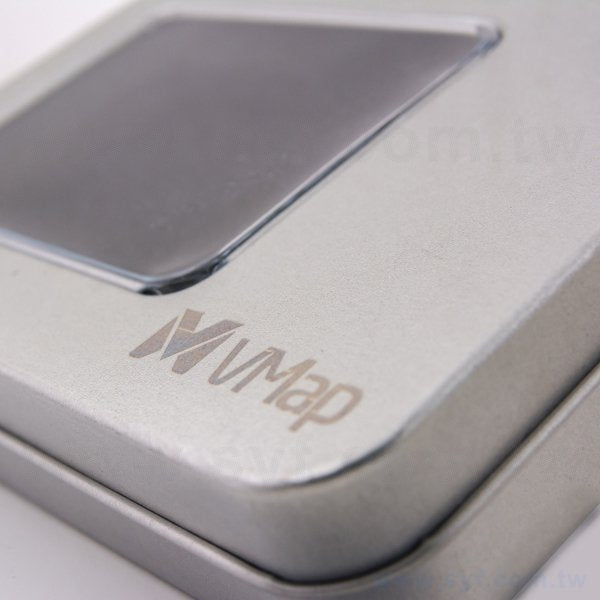 開窗迷你扁方盒-馬口鐵禮物盒-客製化禮贈品包裝盒